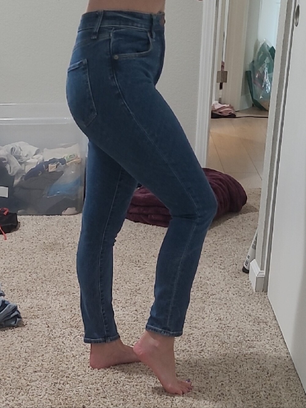 Abercrombie Super Skinny Ankle High Rise Curve Love Pant